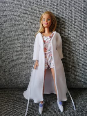 White Gown, Top, Pants & Slippers