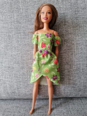 Green Floral Top & Skirt