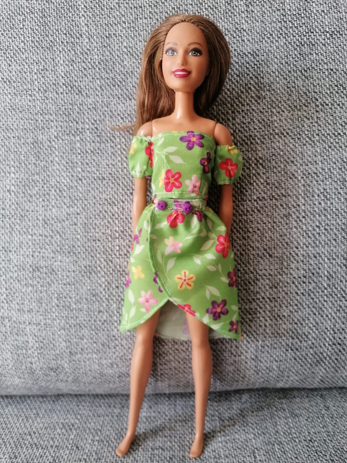 Green Floral Top & Skirt